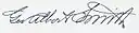 Firma de George Albert Smith