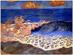 Marine bleue, Effet de vague (1893), Musée des beaux-arts de Rennes