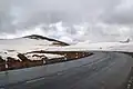 El paso Jvari o Krestovi, punto más alto de la carretera en mayo.