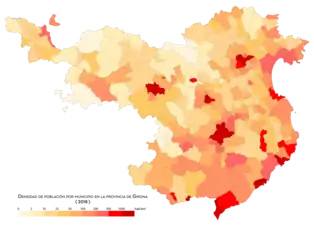 Densidad de población (2018)