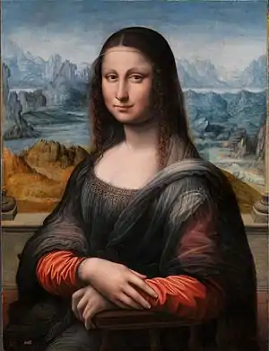 Réplica de La Gioconda, posible obra de Salai.