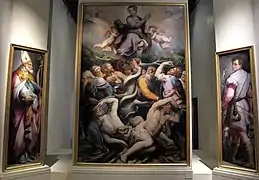 Pala de ll'Imacolata Concezione, de Vasari, 1543 (Museo Nazionale di Villa Guinigi -hay al menos otras dos versiones-).