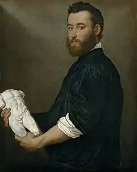 Retrato de Alessandro Vittoria,1552, Kunsthistorisches Museum.