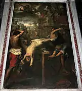 san Clemente subisce il martirio della ruota