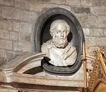 Busto della Madonna, Claustro de la Sacristia, iglesia de Santa Maria de los Ángeles (Florencia)