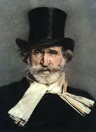 Giuseppe Verdi cumplió un papel semejante en Italia. Alguna pieza de sus óperas como el Coro de los esclavos (Va, pensiero de Nabucco, 1842) se extendió popularmente como himno revolucionario. De hecho, vitorear su propio nombre (¡Viva V.E.R.D.I.!) se utilizaba clandestinamente como acrónimo de Vittorio Emmanuele Rege di Italia.