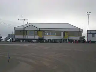 Instalaciones del aeropuerto en 2008.