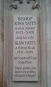 Memorial a John Yates