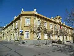 Vista desde la esquina de calle Germán Riesco con la plaza de Los Héroes.