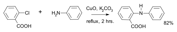 Synthesis of fenamic acid