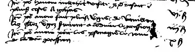 Première mention du géant d'Ath, Goliath, 1481.