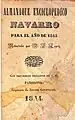 Almanaque Enciclopédico Navarra (1845), uno de los últimos trabajos de Goyeneche