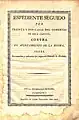 Portada de expediente judicial con tipografía clasicista (1828)