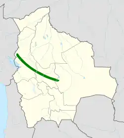 Distribución geográfica del tororoí carirrufo.