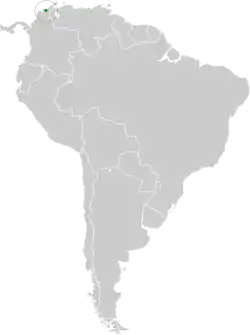 Distribución geográfica del tororoí de Sierra Nevada.