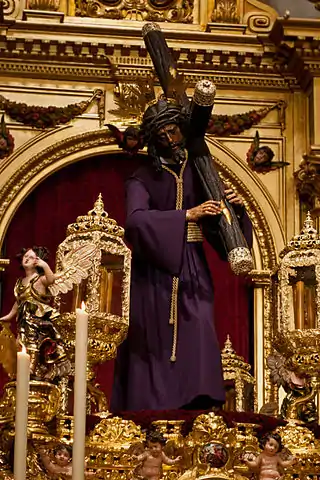 Jesús del Gran Poder (1620) en la Basílica de Jesús del Gran Poder de Sevilla, de Juan de Mesa