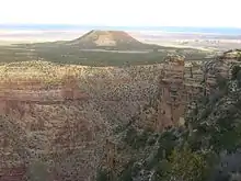 Vista de la montaña Cedar.