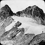 Glaciar del Portillon d'Oô en el siglo XIX