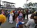 Desfile de Touloulous durante el desfile de Kourou.