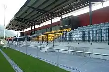 Tribuna del Sportpark Eschen-Mauren