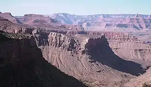 El monoclinal Grandview-Phantom en el Grand Canyon, Arizona