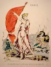 Un cartel de la Comuna de París (1871)