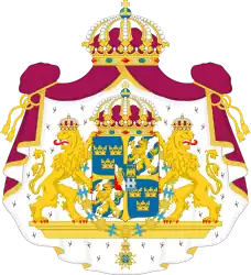 Escudo de armas real de Suecia