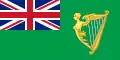 Bandera de Irlanda bajo dominio británico (1801-1921).