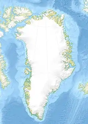 Isla Ymer ubicada en Groenlandia