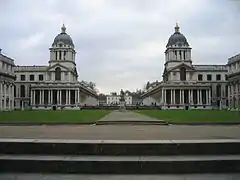 Hospital de Greenwich, fachada norte