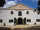 Bodega Cloete en Groot Constantia. Vista general de la fachada