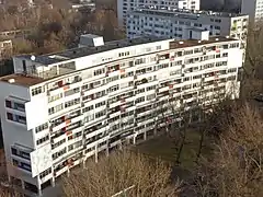 Construcción de fachada circular en el Großen Tiergarten, Berlín