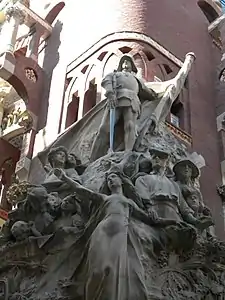 La canción popular catalana (1909), Palacio de la Música Catalana, Barcelona.