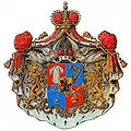 Escudo de armas de la dinastía real de Georgia, 1807