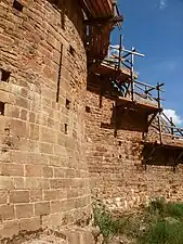 Castillo de Guédelon en junio de 2004