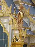 Una representación tailandesa de Vaiśravaṇa (Vessavana).
