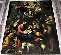 Natività con san francesco, G. Caccia (il monclavo)
