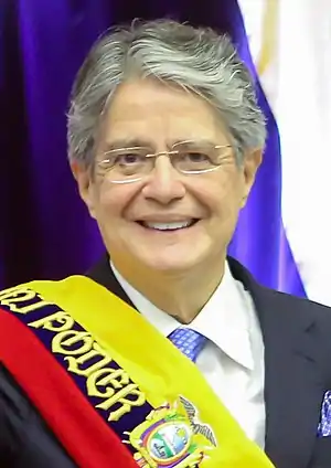 Ecuador EcuadorGuillermo Lasso*2021–2023