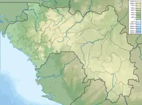 Parque nacional de Badiar ubicada en Guinea