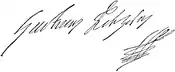 Firma de Gustavo II Adolfo de Suecia