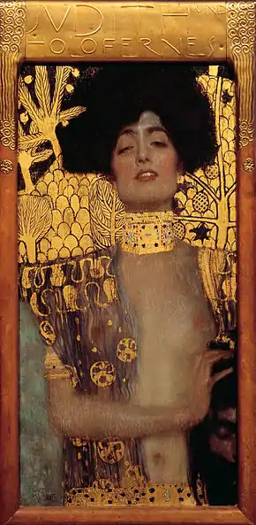 Judit I por Gustav Klimt