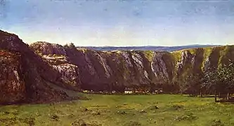 La Roche de Dix Heures (1855), por Gustave Courbet.