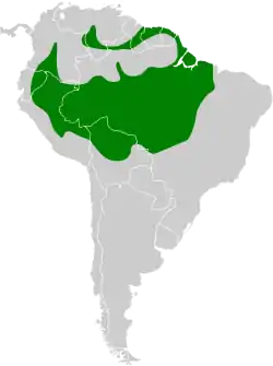 Distribución geográfica del cuellopelado.