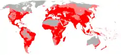 alt=     Índice de población alto
     Índice de población bajo
     Población nula o extremadamente baja