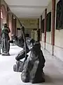 Heracles arquero en bronce en el museo Bourdelle de París
