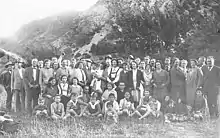 Encuentro de inmigrantes húngaros en Peñaflor, año 1931.