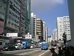 Nathan Road, en la zona Prince Edward.