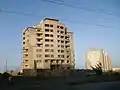 Complejo Las Torres de fondo en cercanías al edificio Siglo XXI.