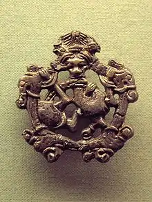 Broche de bronce de Hedeby, Suecia.