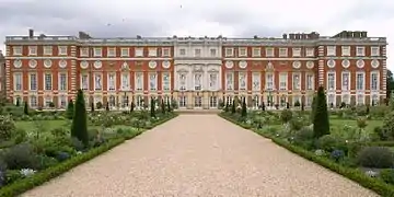 Palacio de Hampton Court, fachada sur